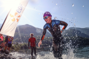 Start triathlon alpe d'Huez