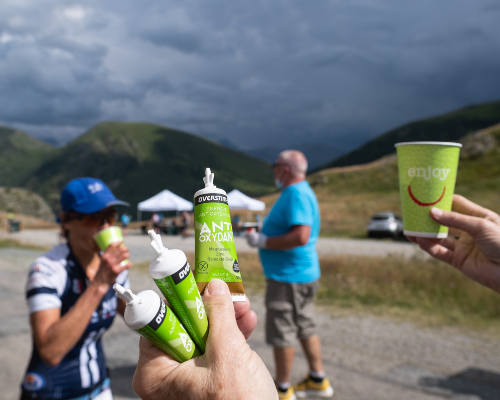 gels overstims lors du triathlon de l'alpe d'huez
