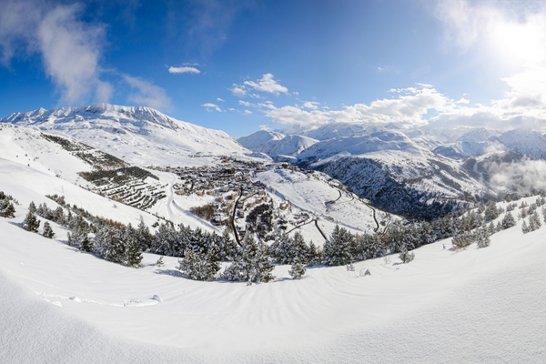 Image de l'Alpe d'Huez en hiver