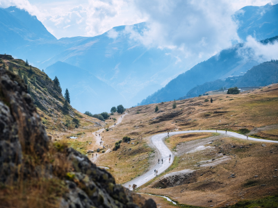 Le col de sarenne emprunté par el Triathlon de l'alpe d'huez