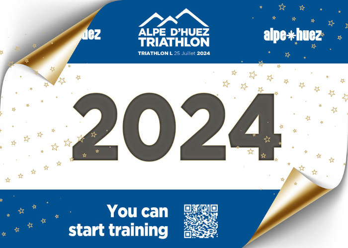 Triathlon Alpe d'Huez L Christmas Race Number