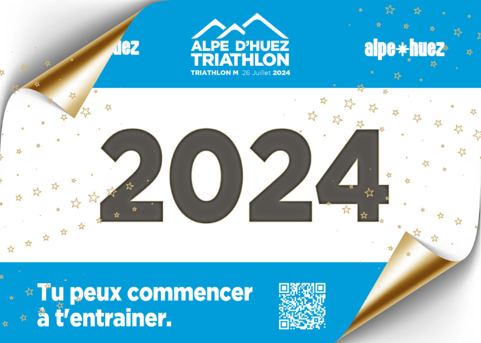 Triathlon-M-dossard 2024 triathlon de l'alpe d'huez