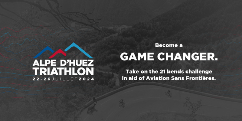 charity game changers Alpe d'Huez Triathlon